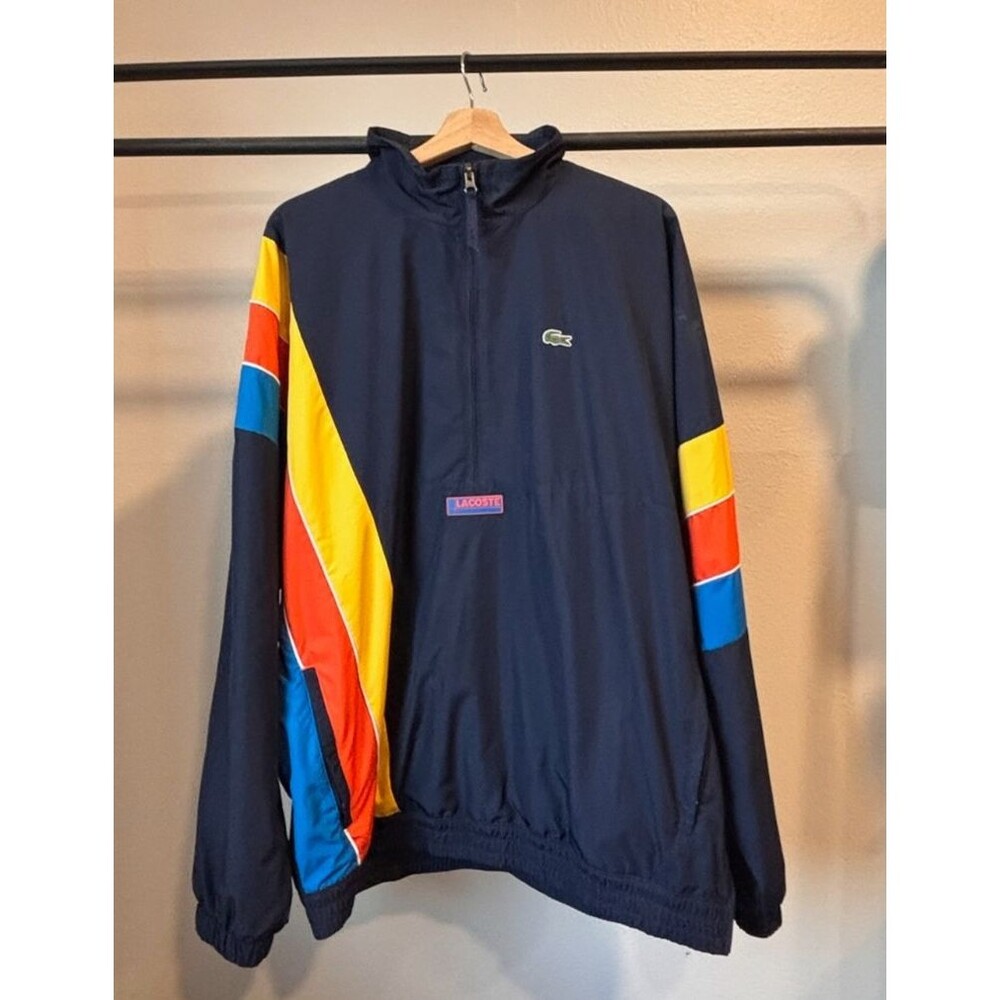 Lacoste Nyon Mens Windbreaker Jacket Size XL